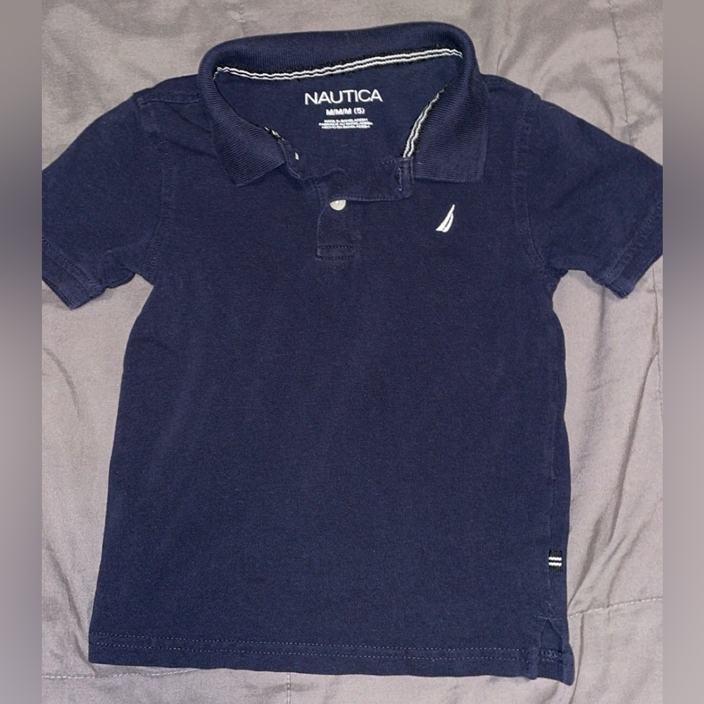 Nautica Kids Dark Blue Polo Shirt